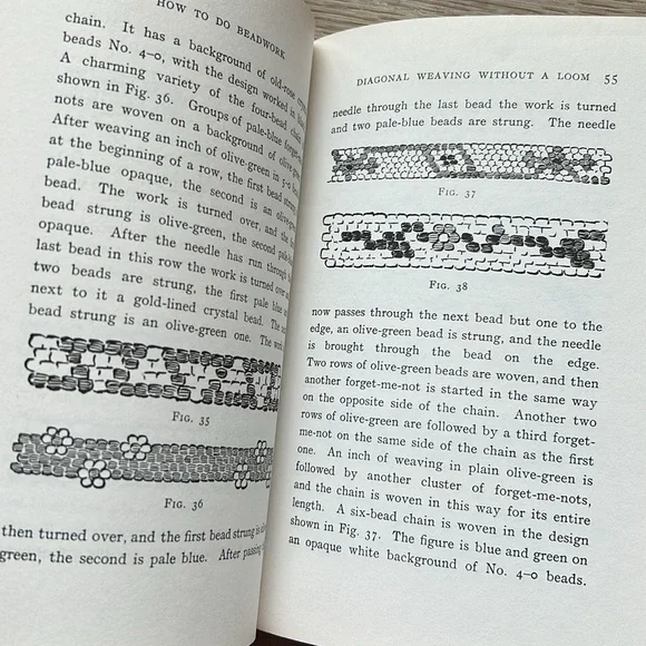Vintage How To Do Bead Work by Mary White Softcover Reprint of 1904 Book - Picture 9 of 11